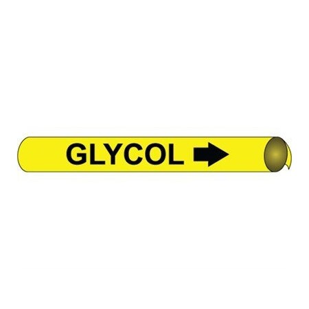 Nmc Pipemarker Precoiled, Glycol B/Y, Fits 1 B4050